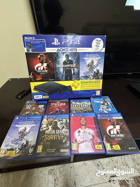 PS4 with 9 GAMES