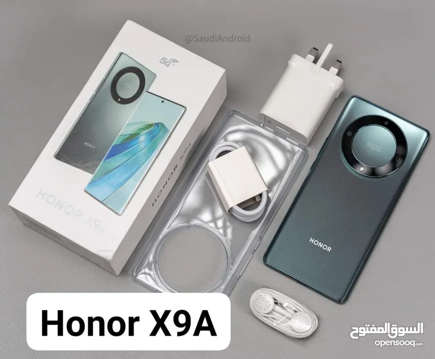 مستعمل بالكرتونة Honer X9a 5G جيجا  256 أغراضة والكرتونه الأصلية متوفر توصيل