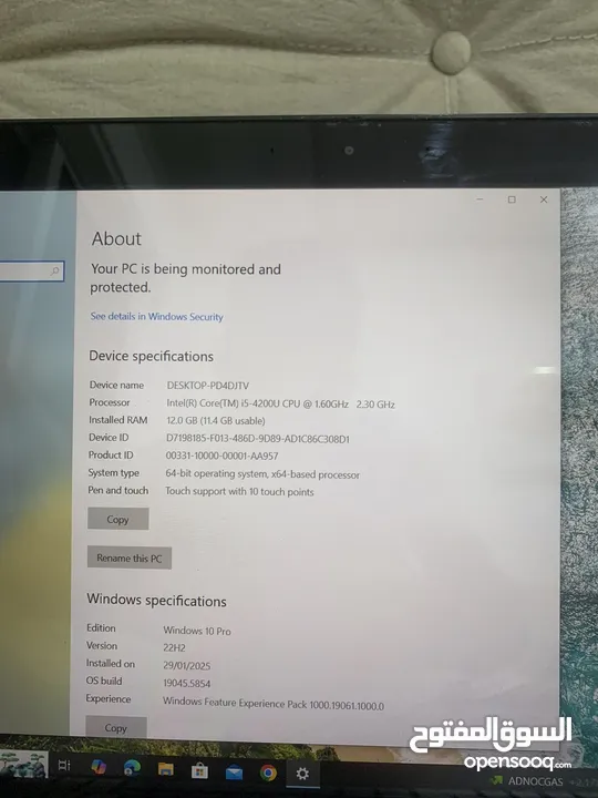 Laptop asus وارد امريكي Intel core i5 4200
