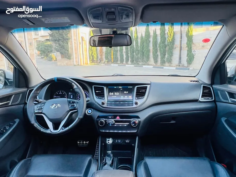 هيونداي توسان. ماتور 2000 موديل 2017 ديزل دفع امامي بالرخصة فول مع بانوراما يحط البركة لصاحب النصيب