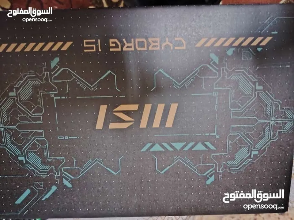 لابتوب جيمنق msi cyborg للبيع الجهاز لقطة كرت 4060 ب معالج i7 12gen