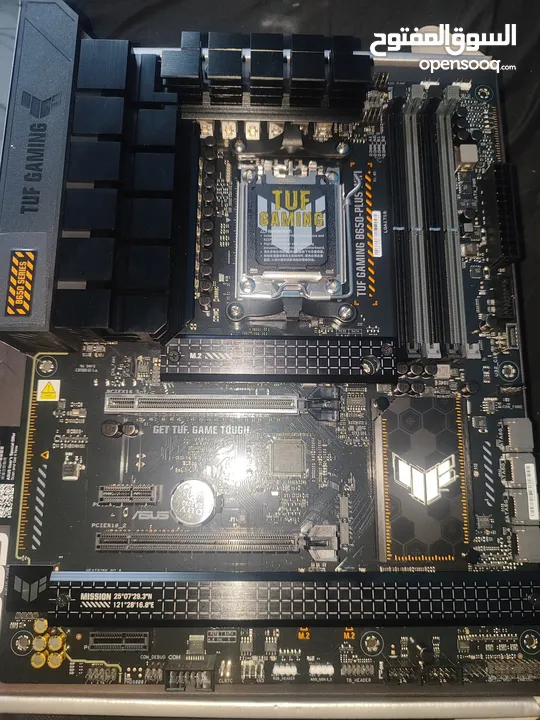 للبيع او للبدل لوحة ام B650 ASUS TUF PLUS GAMING WIFI FULL ATX NEW  كرتونة مش مستعملة نهائيا ومكفولة