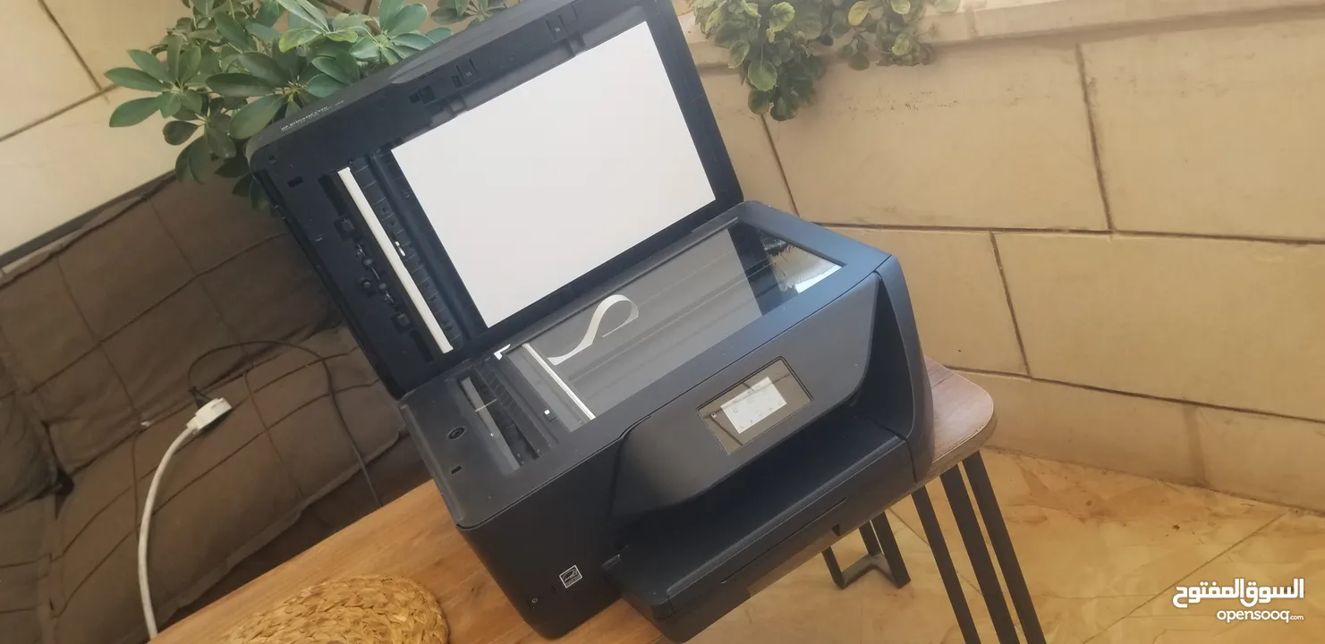 طابعات hp ملون مع سكانر وفاكس ويرلس وحبر فل