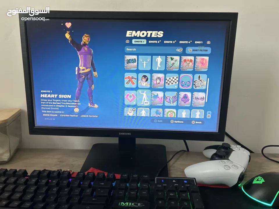 حساب فورت fncs للبيع