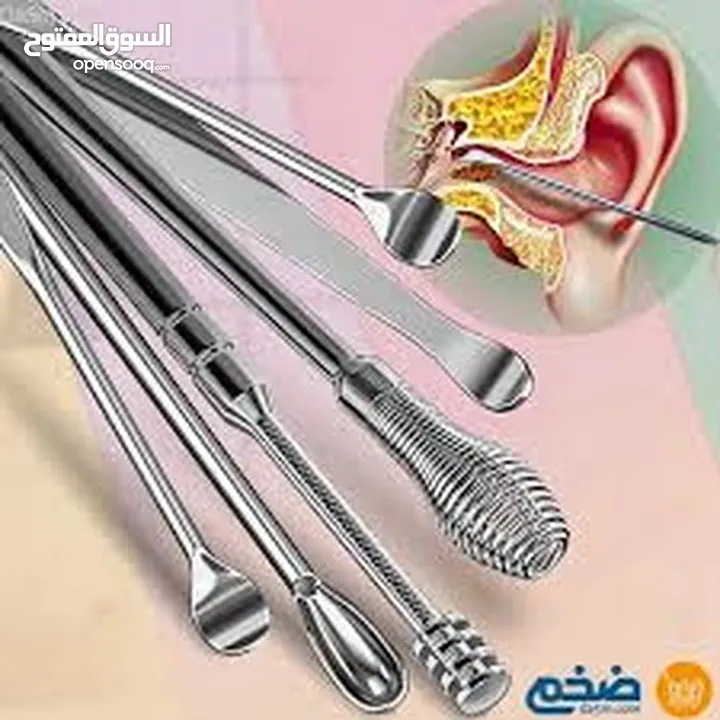 جهاز تنظير عدسه مكبره مع الاضاءه و اربع روؤس مختلفه  للكشف عن وضع داخل الاذنين  و تنظيفها و رؤية اما