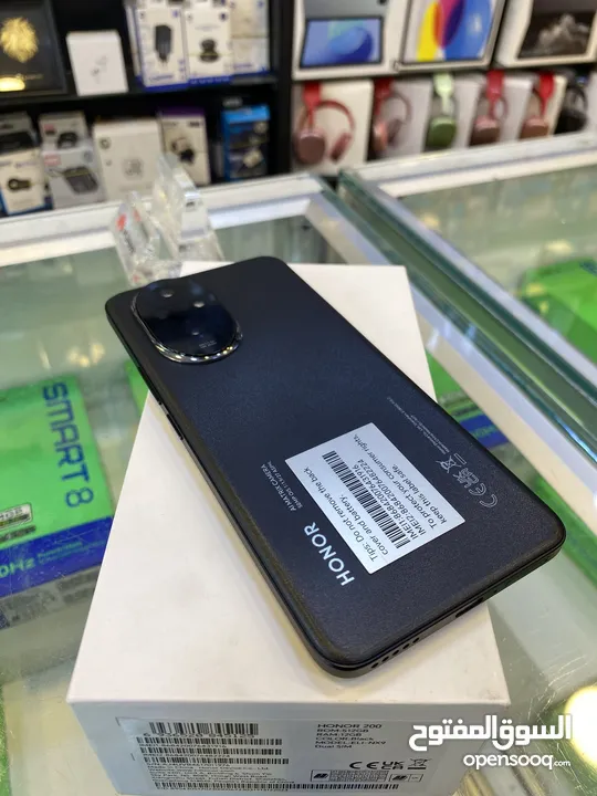 Honor 200 512GB battery 5200 جهاز مستعمل بحاله ممتازه جدا