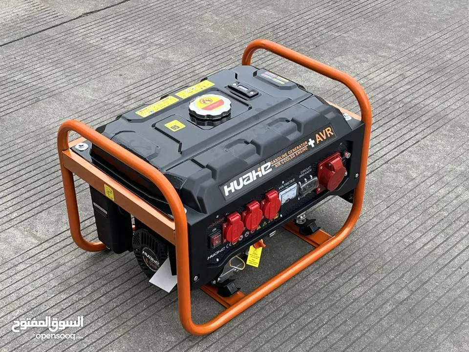 مولد   كهرباء ينزين 8500 واط بقوة 6,5 حصان HP قوي جداً فقط ب 850 شيكل فقط مخرج 3 فاز 380 V AC