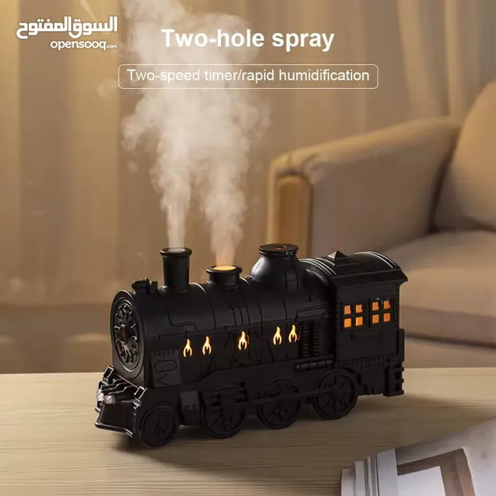 قطار البخارالصغير ،تحفه فنيه تنفث رائحة وعطر