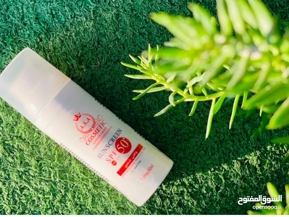 واقي الشمس a.s.a الاصلي يحتوي على 5 فلاتر للحماية من أشعة الشمس .spf 50 . متوفر منه مع تفتيح أو بدون
