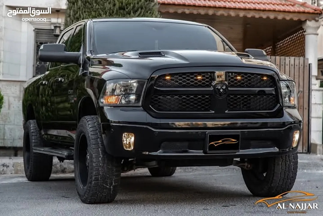 Dodge Ram Big horn 2019 gasoline   البكب بحالة الوكالة و قطع مسافة 51,000 ميل فقط