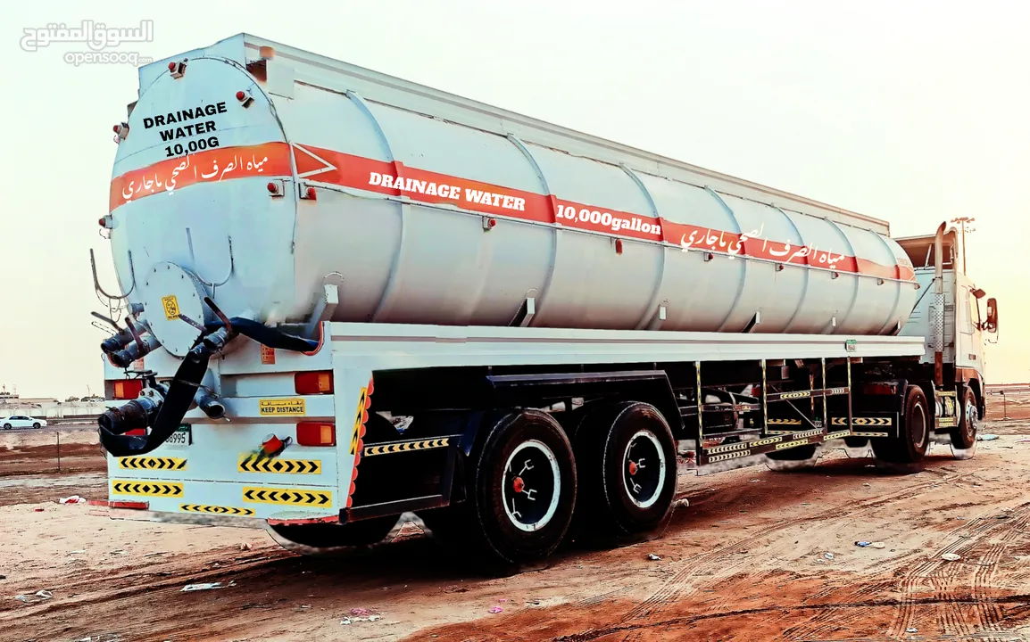 sewer drainage water tanker truck