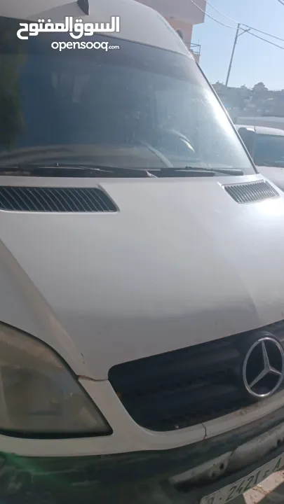 باص مرسيدس 519 شصي طويل مع ثلاجه