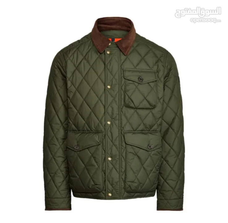 New Polo Ralph Quilted Beaton Jacket