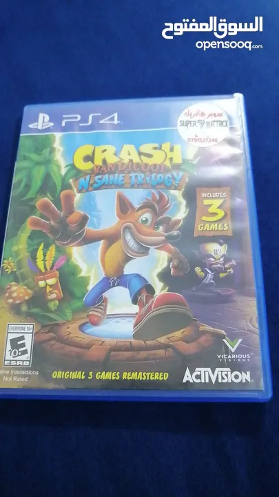 PS4 games: crash bandicoot/watch dogs legion