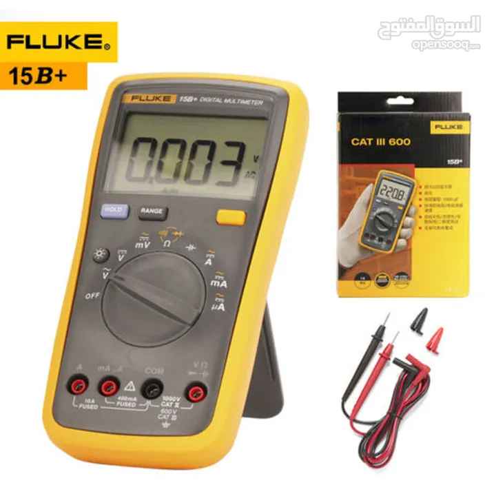 ساعة فحص فلوك اصلي FLUKE 15B+ Digital Multimeter
