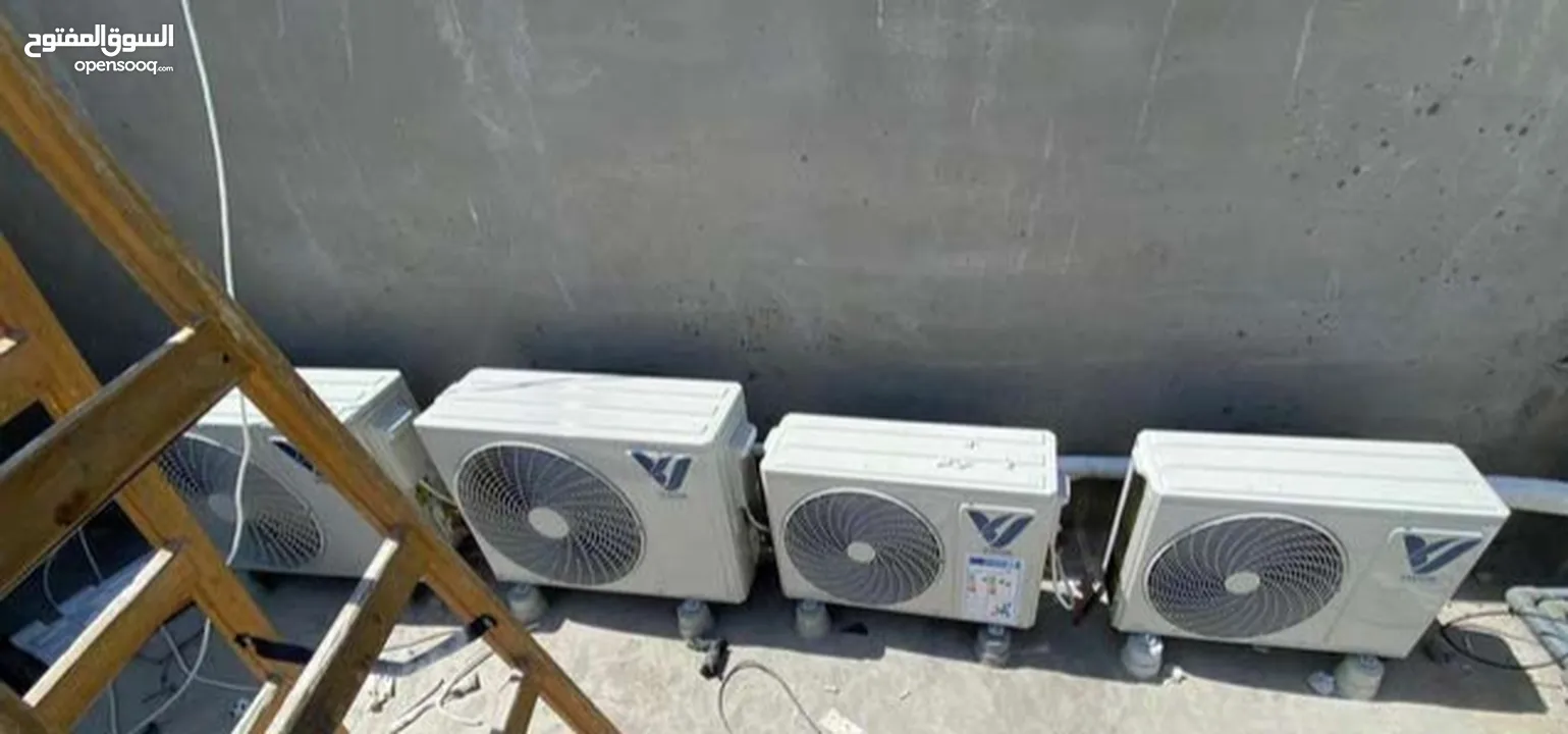 فك وتركيب المكيفات نقل المكيفات صيانه المكيفات تعبئة غاز تأسيس مواسير نحاس غسيل مكيفات