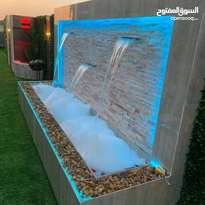 تصميم نوافير ماء جدارية عصرية دقة في العمل والمواعيد استشارة مجانية اسعار ممتازة جدا لا للغلاء
