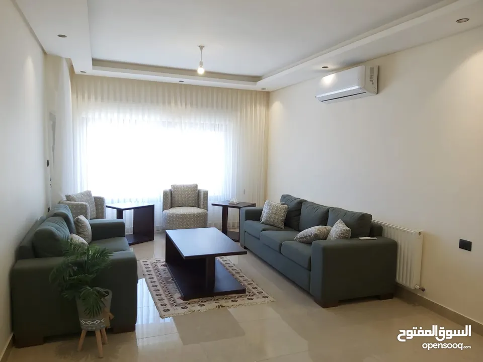 شقة دوبلكس مفروشة للايجار ثلاث غرف نوم جديدة في الصويفية