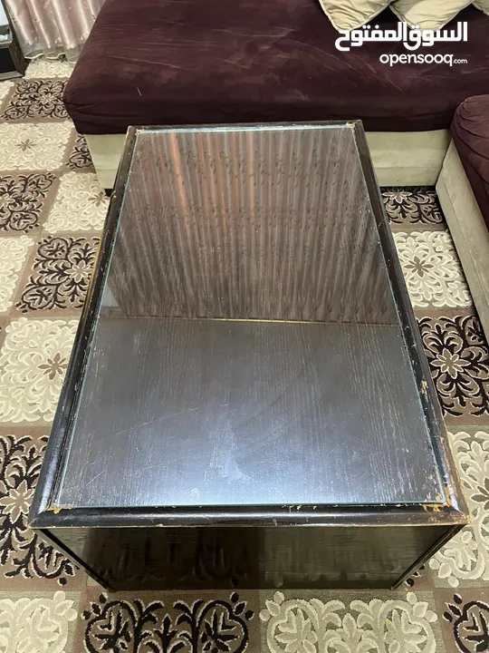 اثاث مستعمل طقم كنابايات/ برداي +بحرة / سجادة / طاولة