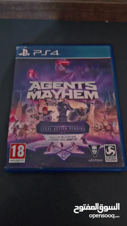 لعبة AGENTS OF MAYHEM  جاية من بريطانيا للبيع