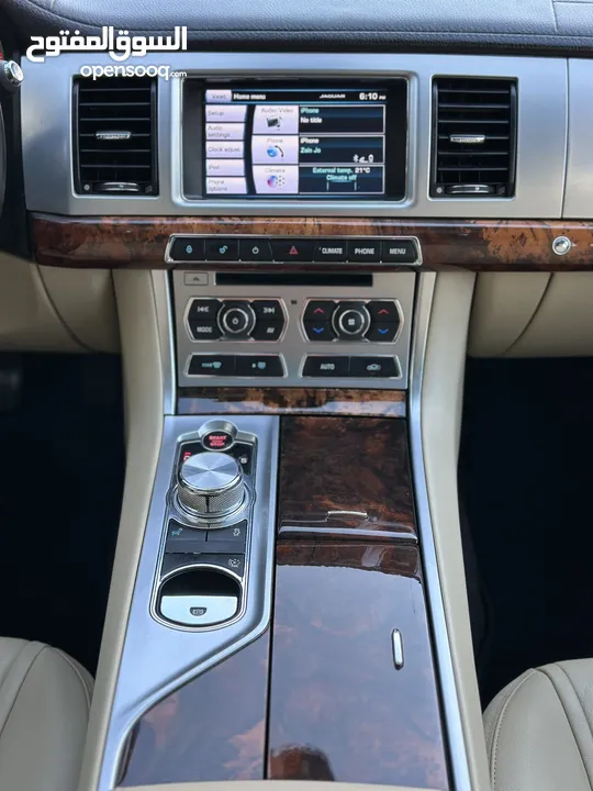 JAGUAR XF 2014 Full option وارد الوكالة / صيانة الوكالة قاطعة مسافة 100 الف كم