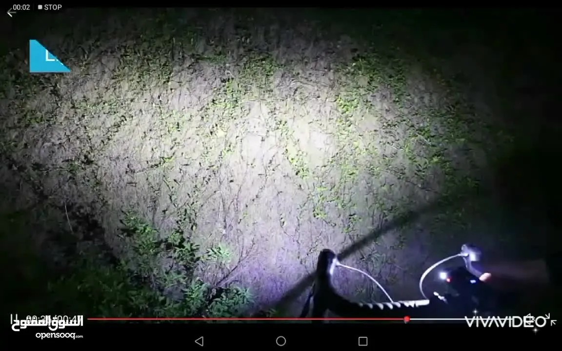 ضوء بسكليت امامي قابل للشحن usb rechargeable bicycle headlight