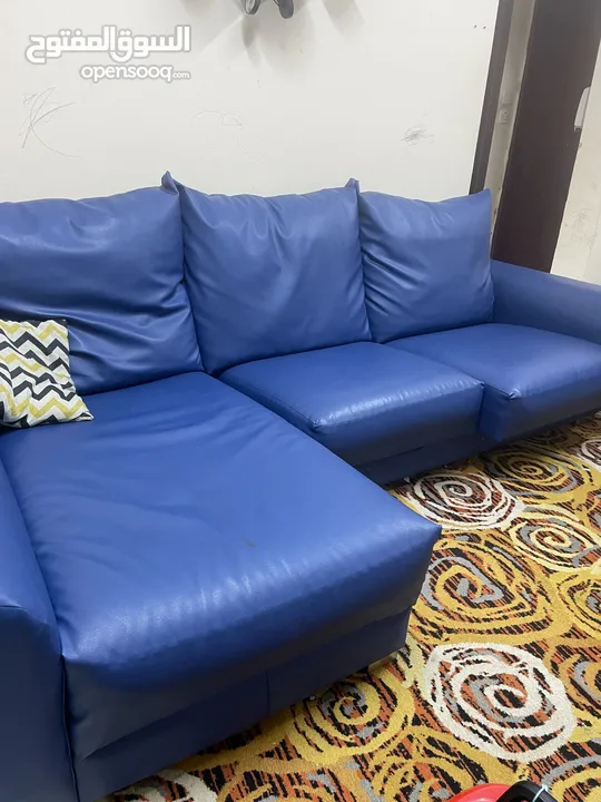 L shape lazy sofa