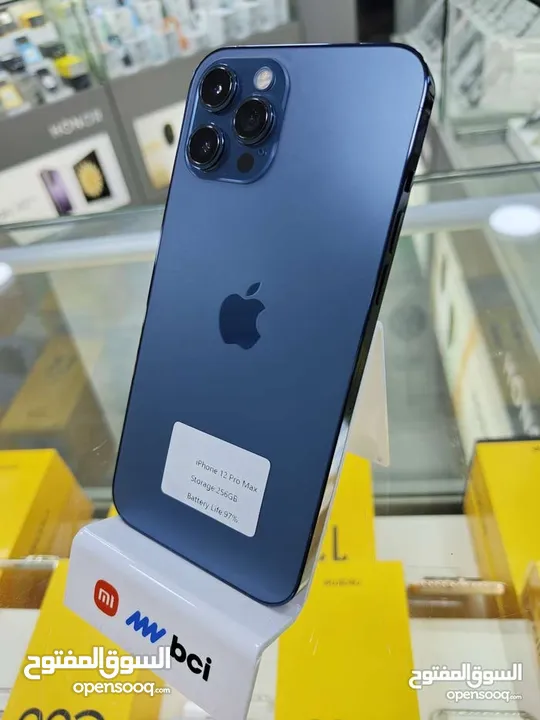 IPHONE 12 PRO MAX ( 256GB ) USED /// ايفون 12 برو ماكس ذاكرة 256 مستعمل وكاله