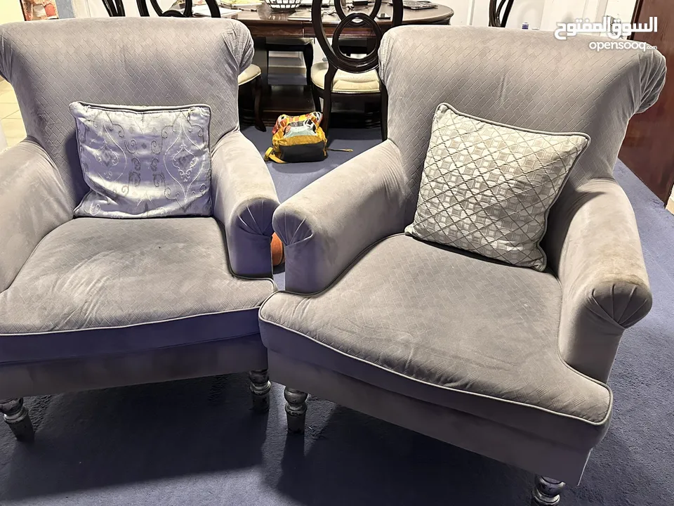 Grey Sofa 7-8 seater