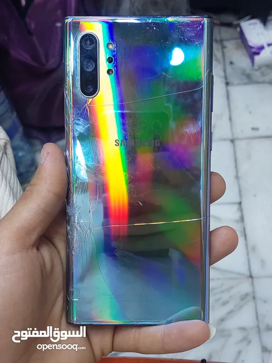 جهاز نوت 10 بلص 5g جهاز شغال 100 %استخدام شخصي