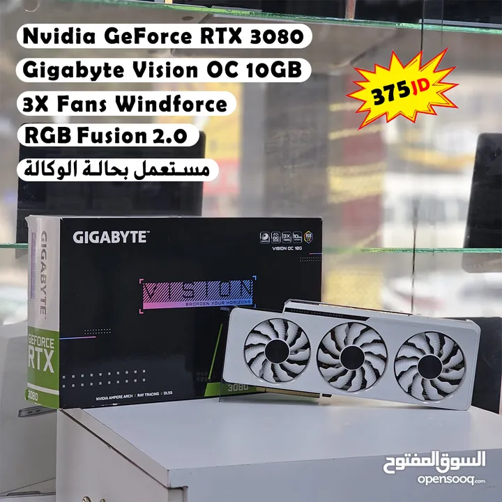 Nvidia GeForce RTX 3080 GigaByte Vision OC 10GB