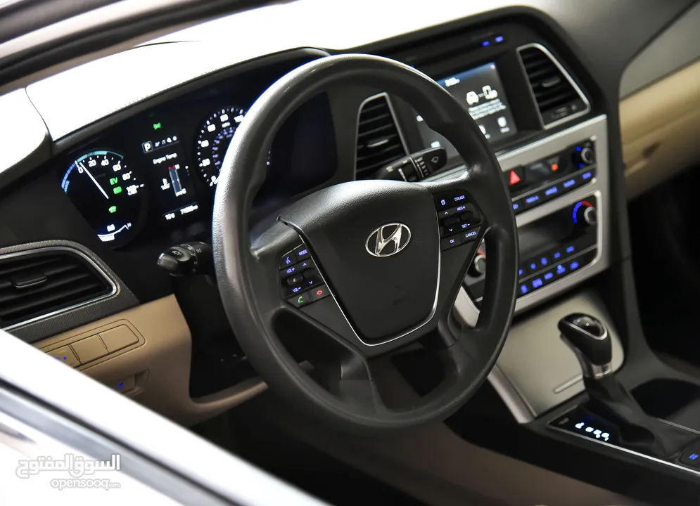 هيونداي سوناتا هايبرد بحالة الشركة Hyundai Sonata Hybrid 2017