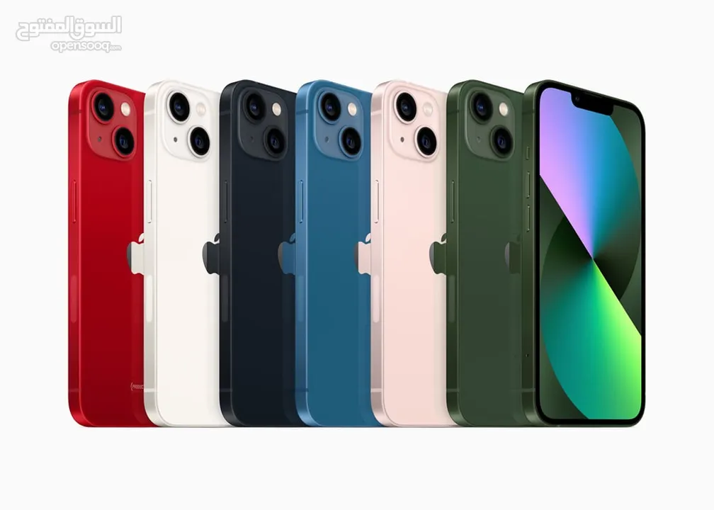 iPhone 13 128G جديد كفالة الشرق الاوسط جميع الالوان افضل سعر بالمملكة