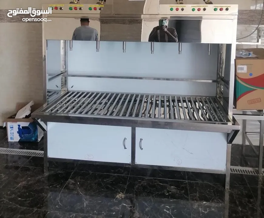 حوض تعبئة و تعقيم قوارير مياه 20 لتر 5 جالون ستانليس ستيل