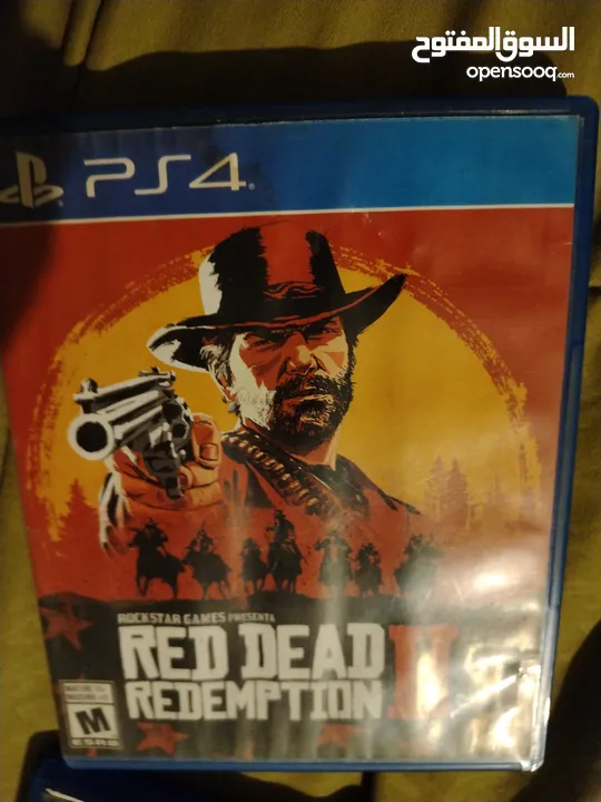 سيديات ps4 and ps5 للبيع سيدي red dead redemptiion 2 /blacl ops 6 world war war2