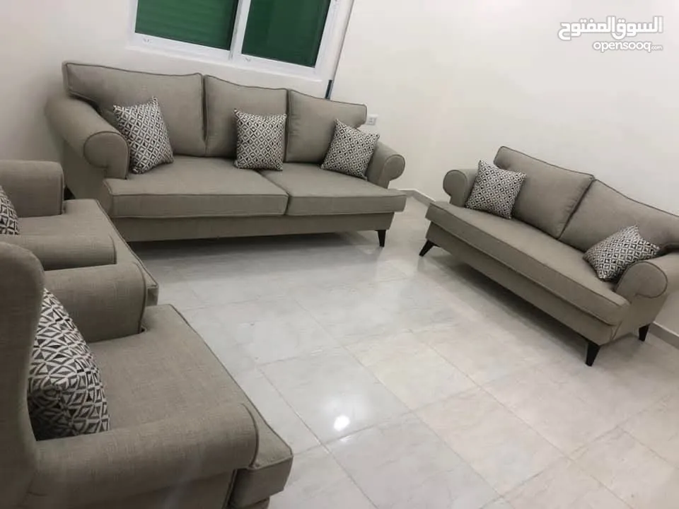طقم كنب امريكي 7مقاعد فاخر جدا