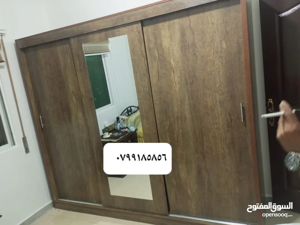 خزائن ملابس خشب لامنيت 18م الون متعددة تفصيل حسب الطلب