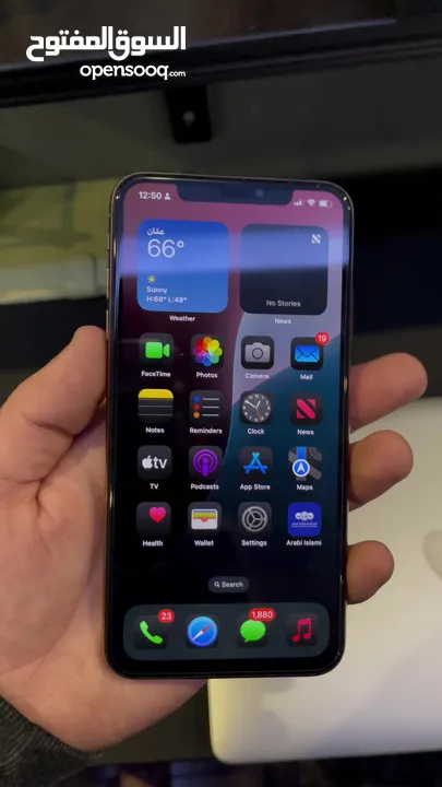 ايفون xs max 512gb لون ذهبي مميز وكالة الجهاز للبيع