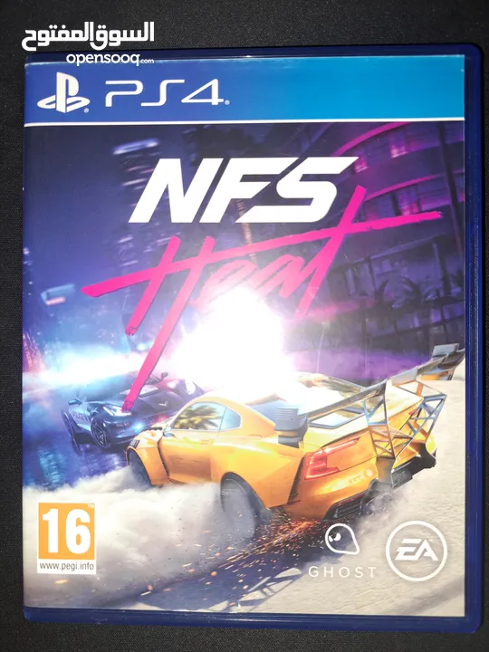 سيدي بلايستيشن 4 سيدي  جديد مستعمل 5 مرات فقط (لعبة نيد فور سبيد)170 شيكل فقط Need for Speed