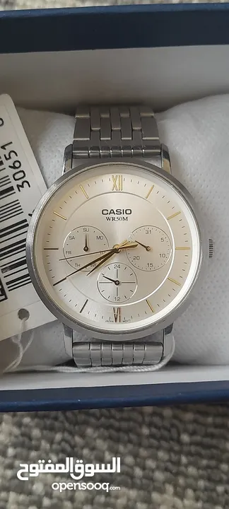 "ساعة كاسيو موديل 2023 فضية"   casio model 2023 silver