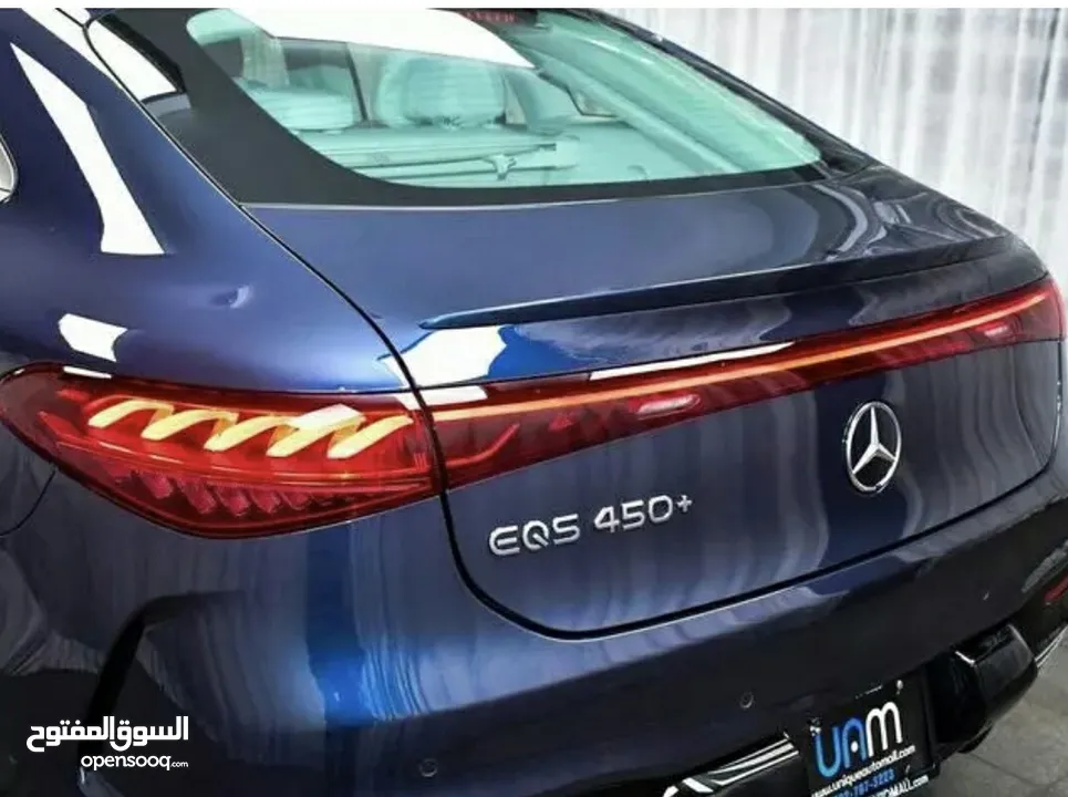 مرسيدس بنز EQS 450 + بحالة الوكالة وكفالة الوكالة