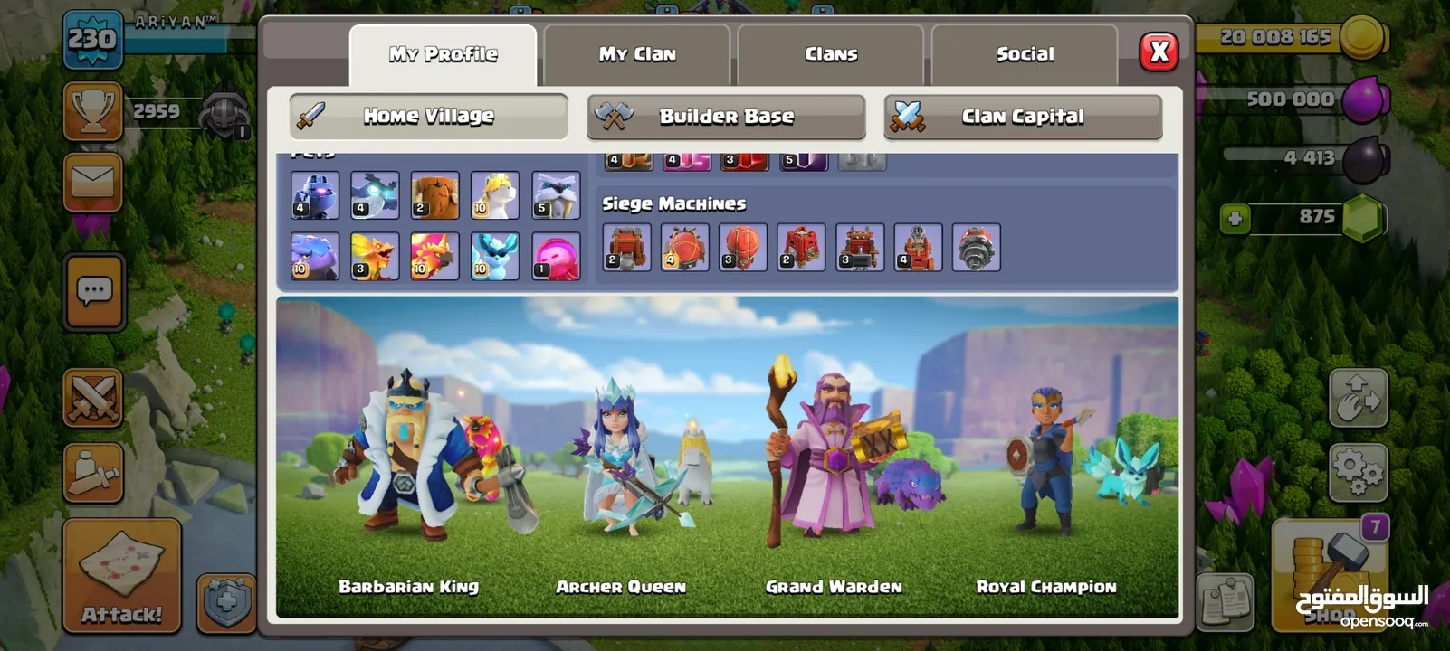 CLASH OF CLANS TH16 MAX ACCOUNT FOR SELL