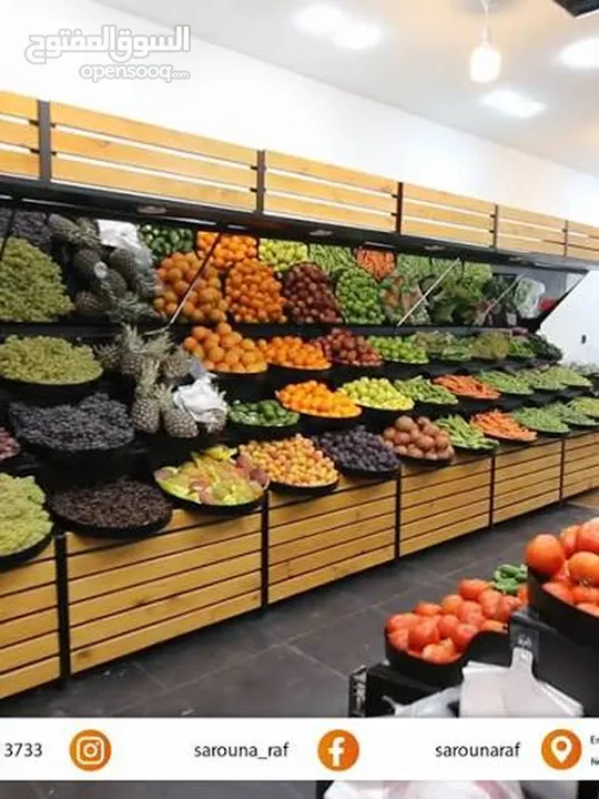 ستاندات خضراوات للمولات