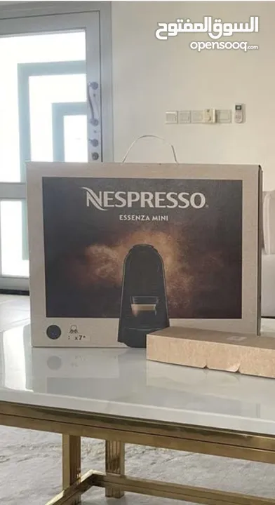 مكينه قهوه جديد من شركه nespresso مع ضمان