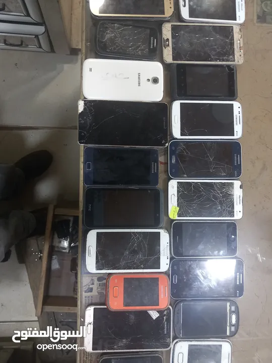 تلفونات معطلة  شطب شغل قطع عدد 32 جهاز البيع لكامل الكمية