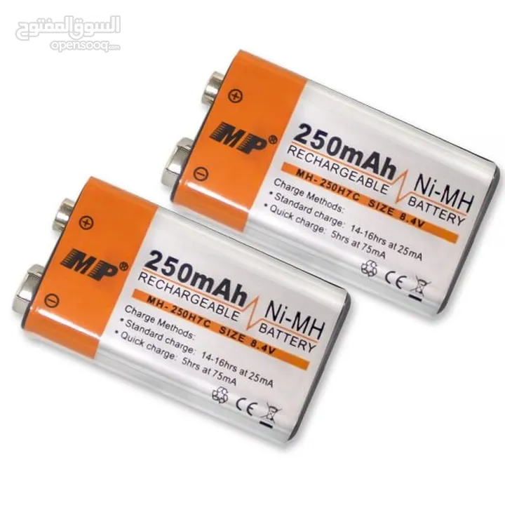 بطاريات شحن قياس Rechargeable Battery 9V