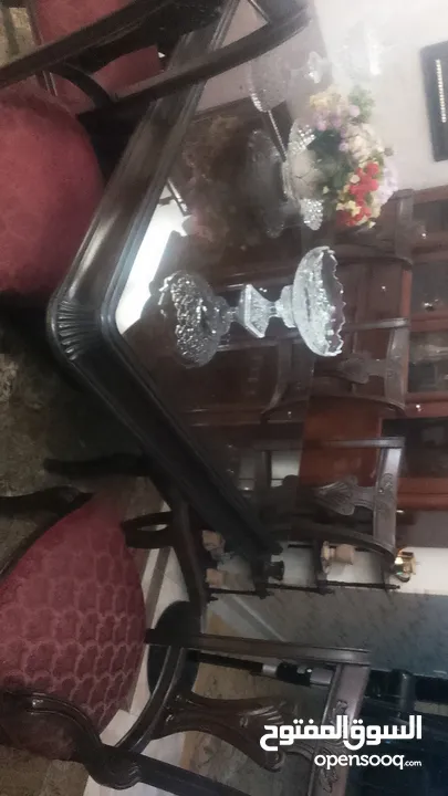 طاولة سفرة 8 مقاعد