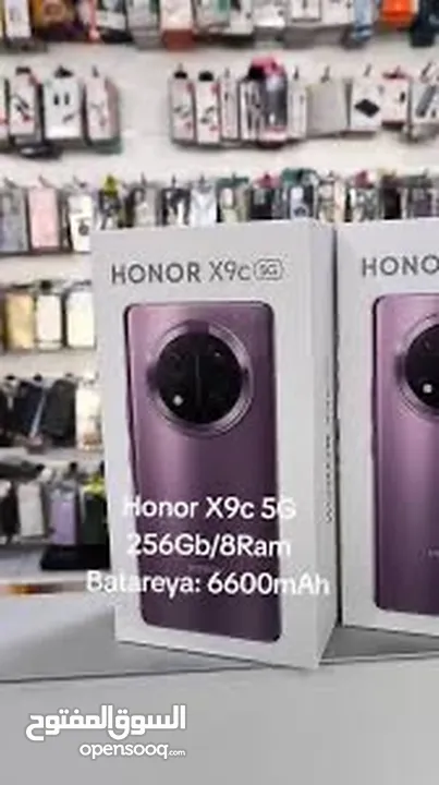 HONOR X9C (256GB) الجديد كفالة الوكيل الرسمي في الأردن  يوجد بكج الشركة اصلي بكفالة لمدة عام