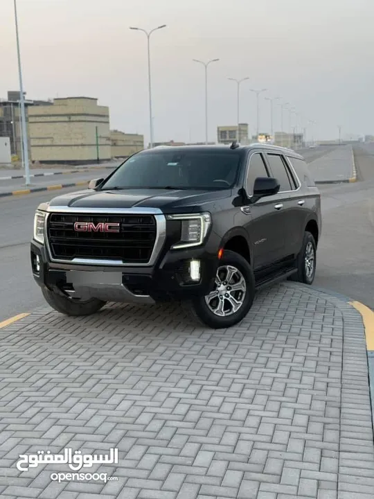 GMC يوكن 2021 مغلفة نانو ب لكامل. ظمان عشر سنوات اصلي  مظللة. بيها كتاب تظليل سيارة طك كارتون