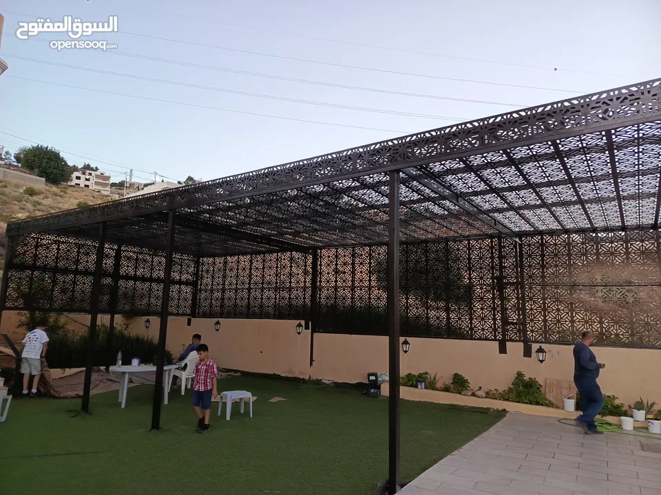 محدده الرحمن لتفصيل الحديد ابواب حمايات بوابات دربزين